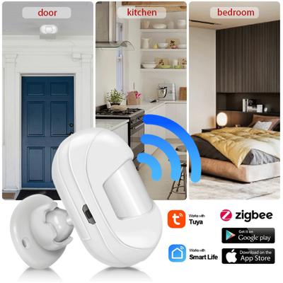 Tuya Zigbee3.0 Датчики движения Zigbee для умного беспроводного подключения к дому Датчик движения человека Мини-PIR Датчик движения Использование со шлюзом