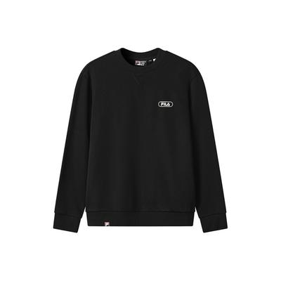 Fila Оригинальная Модная Повседневная Свободная Удобная Универсальная Толстовка-Пуловер с Круглым Вырезом Мужская толстовка F11M549212FBK