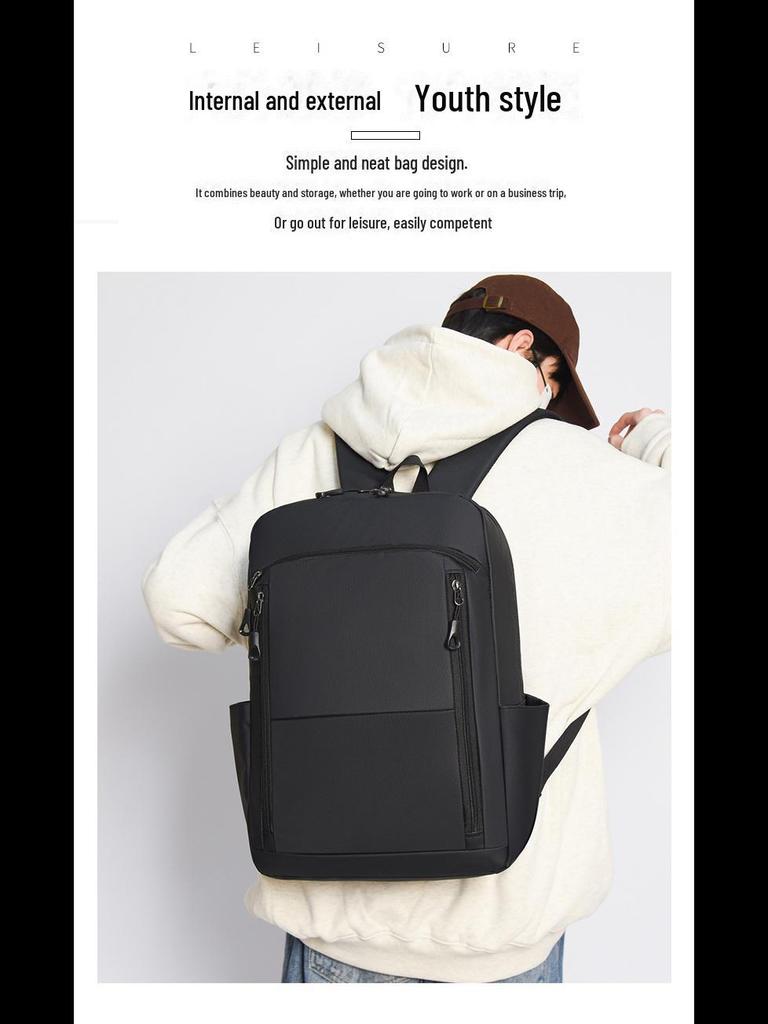 Высококачественный водонепроницаемый деловой рюкзак: Стильная мужская и женская сумка для ноутбука, путешествий и поездок на работу