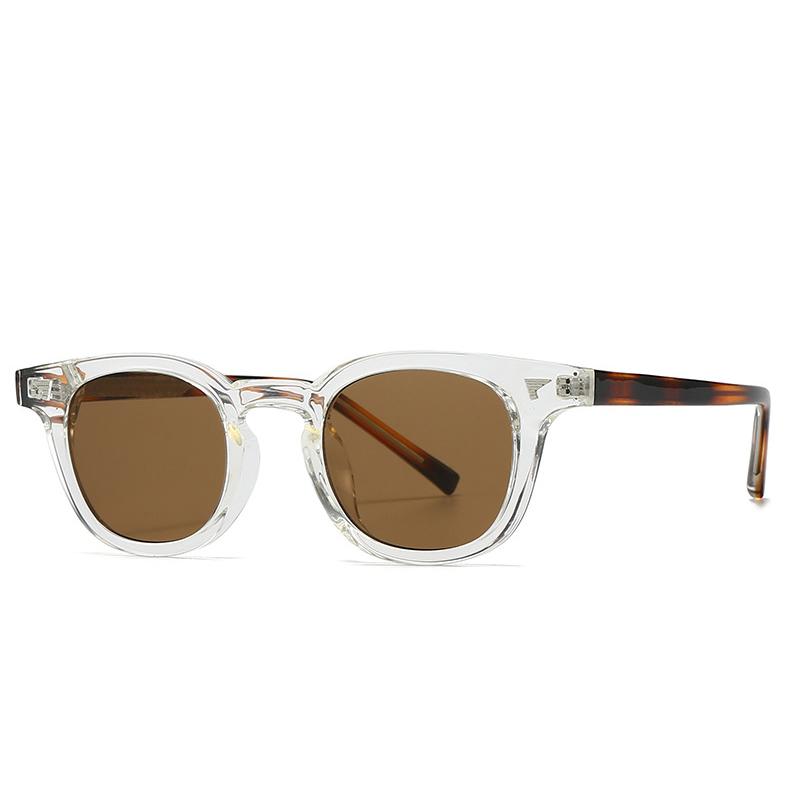 New Fashion Brand Luxury Designer Sunglasses Men Women Round Letter Elegant Vintage Shades Glasses Trendy Travel Sunglasses