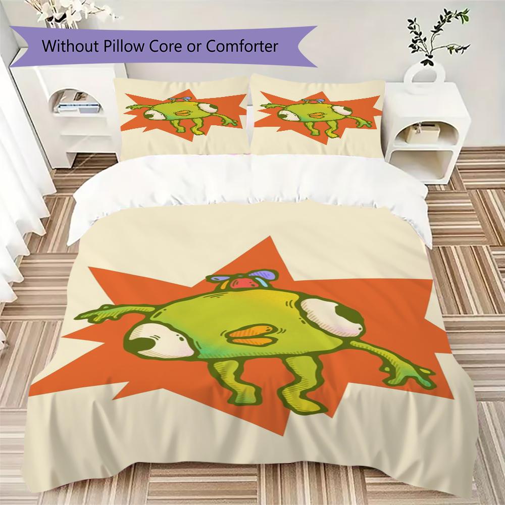 Peak Pattern Bedding,Quilt Set Quilt Cover Pillowcase Home Birthday Gift(1 * duvet cover + 2 * pillowcase, without core)_lx