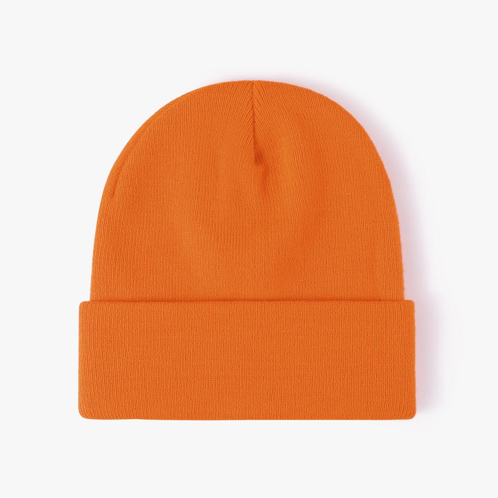 Доступно осень и зима теплая утолщенная двойная шапка бини простая мужская женская вязаная шапка