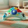 Sun Baby Grand Prix 2-in-1 Interactive Baby Walker and Rocking Cradle Blue and Gray
