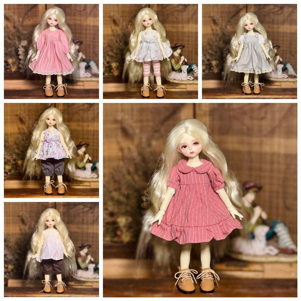 Игрушечная одежда, имитация шарнира для глаз, кукольное платье, игрушечный наряд, съемные шарниры, кукольные игрушки для детей и девочек