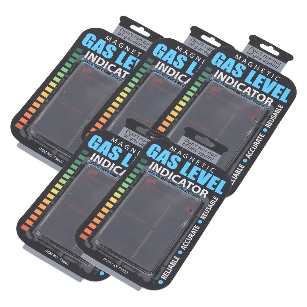5PACK Magnetic Propane Fuel Level Indicators PET Soft Magnetic Propane Tank Gauge  Outdoor Barbecues