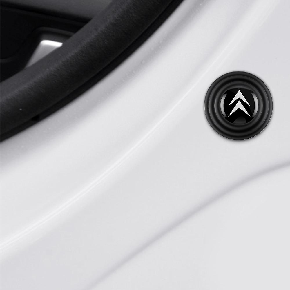 VYTR5 4/10pcs Car Door Trunk Sound Insulation Shock Absorbing Anti-collision Pad Stickers Accessories For Citroen C4 Picasso Xsara C5