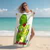 Personalized customized proof beach towel with Happy Tree Friends pattern - soft, absorbent,quick-drying,perfect swimming,camping&bathing