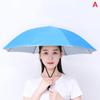 Fishingumbrella Hat Folding Umbrella Cap Camping Fishing Hiking Festival Outdoor