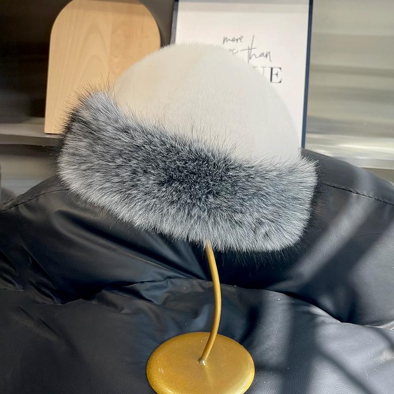 Новая плюшевая монгольская шапка женская осенне-зимняя холодная и теплая шапка-ушанка для Северо-Восточного бассейна, шапка для защиты ушей, меховая панама из лисы