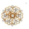 Pin Corsage Clothing with Crystal Brooch Wholesale Alloy Rhinestone Small Fashion Trade Card Accessories