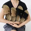 Jisyu Unisex Lightweight Buckle Slippers