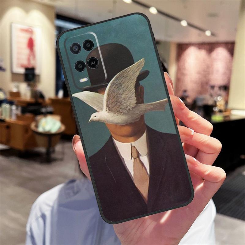 Чехол Rene Magritte для Oppo A78 A98 A79 A18 A38 A58 A40 A60 A80 A16 A76 A96 A15 A74 A94 A54 A17 A77