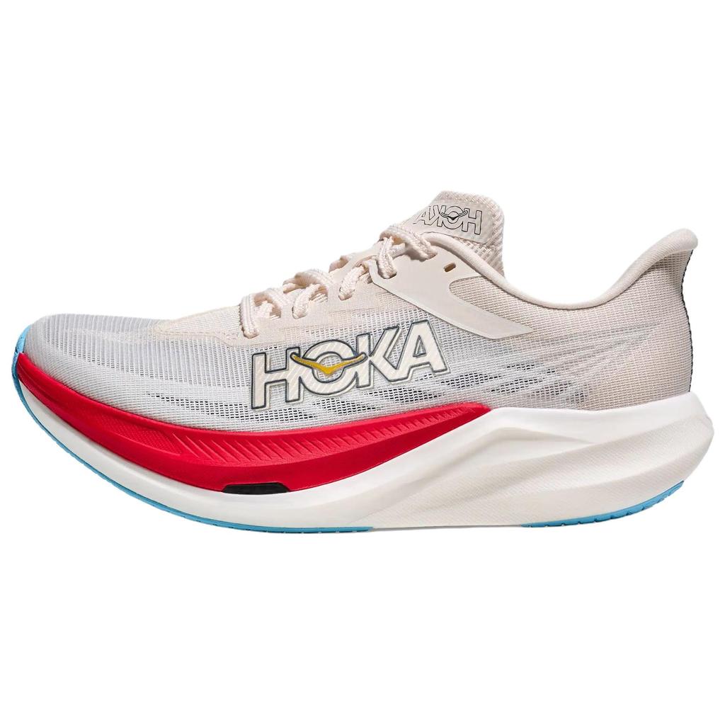 HOKA One One Дышащие кроссовки для бега Rocket X 3 Унисекс Кремовый 1168724-ARFR