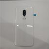 Для Oneplus 6 Стеклянная задняя крышка Ремонт Замена Дверца аккумулятора телефона С объективом камеры