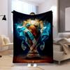 1PC Football pattern blanket, all season lightweight home office outdoor nap multifunctional blanket