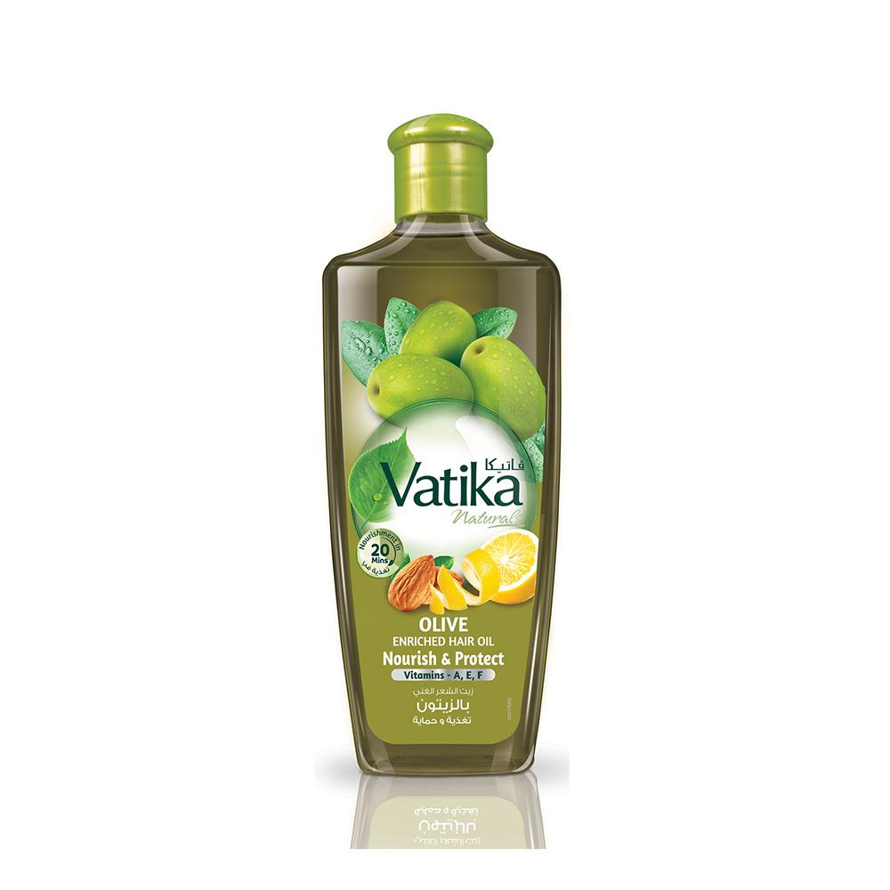 Масло для волос с оливой 200 мл. Vatika Naturals Dabur Мультивитамин - Натуральное питание и защита ваших волос