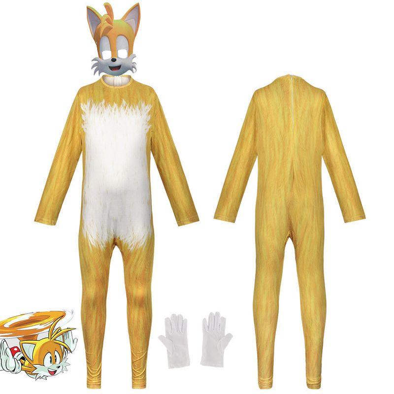Halloween Cosplay Costume Sonic the Hedgehog Sonic Kid Cosplay Character Costume Stage Performance Outfit