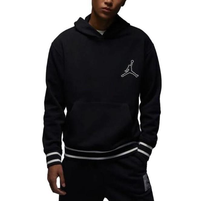 Air Jordan Flight MVP Fleece Pullover Hoodie 'Black' Men's FD7403-010