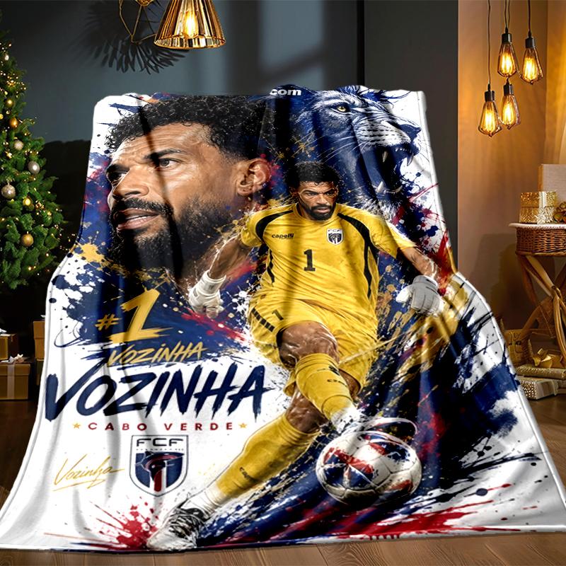 Vozin-ha Football Stars Blanket Lightweight Ideal Bedding Blanket Perfect for Travel, Camping, Living Rooms, Offices, Sofas, Fan Christmas gift