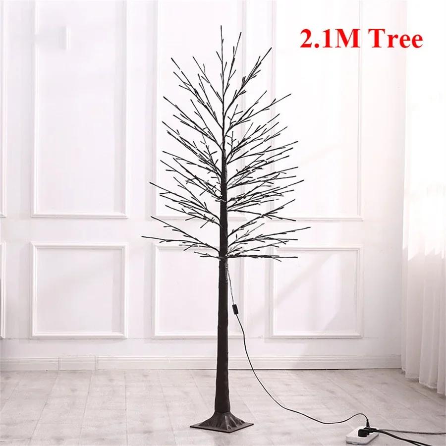 2.1M 480 светодиодная береза с подсветкой для улицы, дома, патио, свадьбы, Рождества, декора
