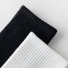 5 Pairs Cotton Crew Socks Stretchy Casual Calf Socks Ribbed
