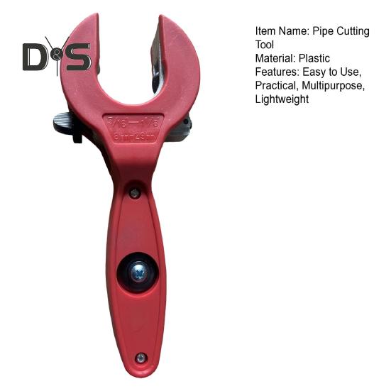 Труборез с храповым механизмом и острым прочным лезвием, сверхпрочный, быстрорежущий инструмент для резки медных труб одной рукой