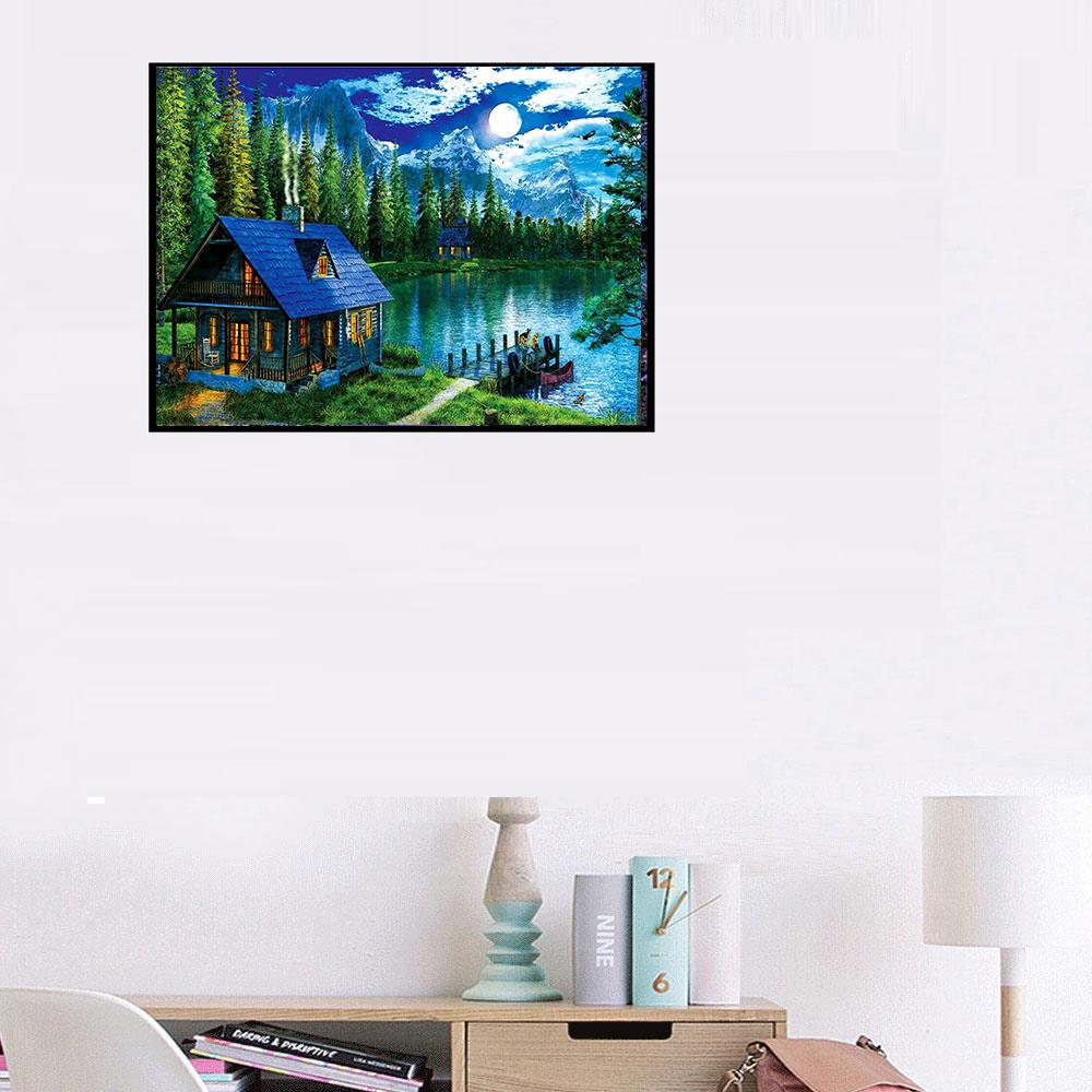 5D алмазная живопись «сделай сам», серия зданий, полный бриллиант, ручная работа, алмазная вышивка, мозаика, украшение для дома, спальни, подарок