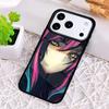 Чехол для телефона с изображением аниме-девушки в маске для iPhone 17 Air 16 15 11 12 14 13 Pro Max Ударопрочный чехол