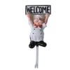 Powerful Cartoon Chef Racks Holders Hook Adhesive Door Clothes Coat Hat Bathroom Towel Hook Hanger Kitchen Wall Key Holder