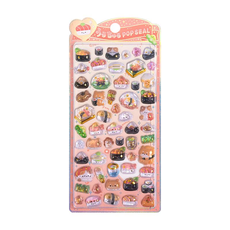 Japanese Style Mini Sweet Drop 3D Relief Stickers Scrapbooking DIY Journaling Stationery Diary Decor Cute Stickers School Supply