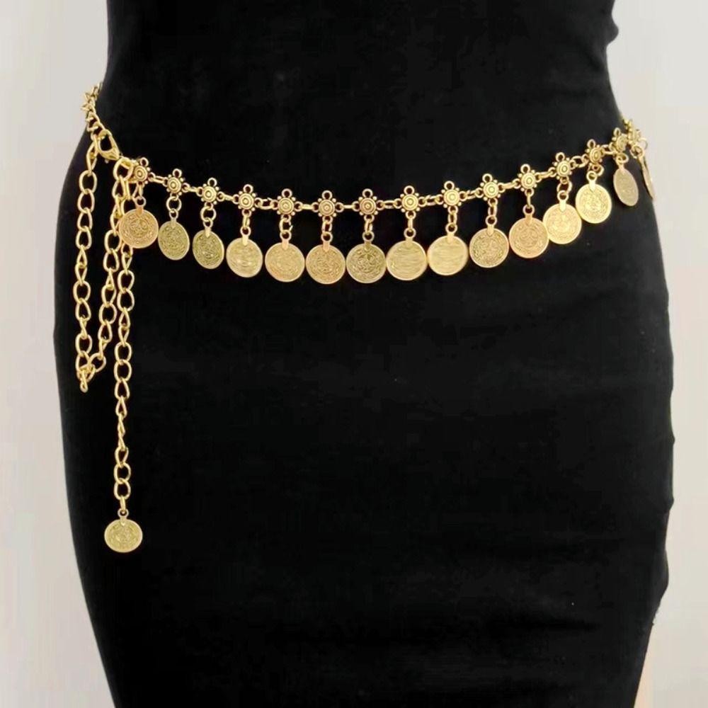 Tassels Coin Belly Chain Retro Body Jewelry Fashion Waist Chains for Women