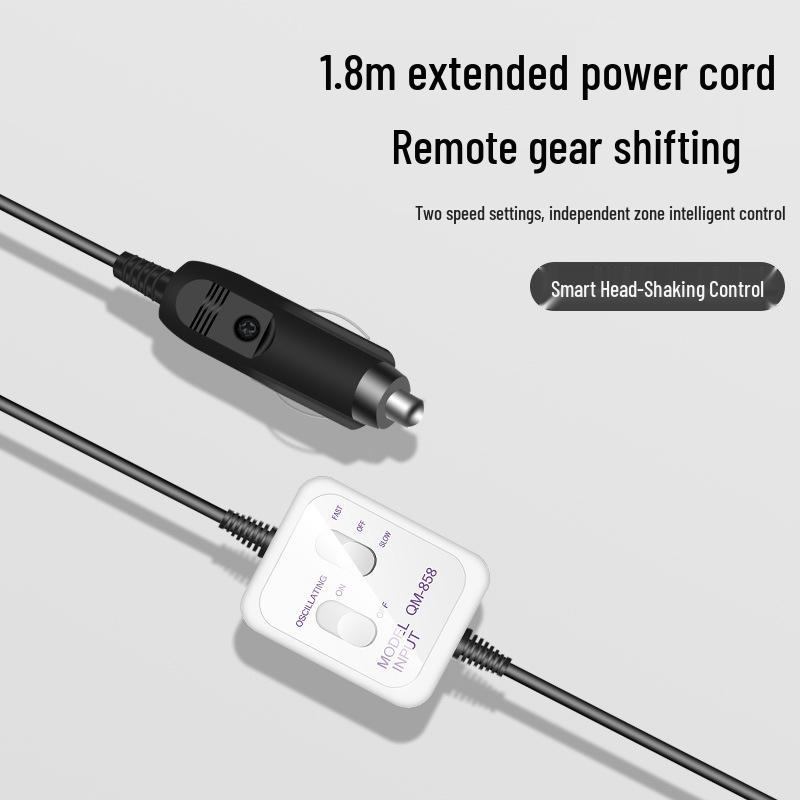 11-дюймовый мощный автомобильный вентилятор 12 В/24 В для больших грузовиков - Электрический охлаждающий вентилятор с сильным воздушным потоком