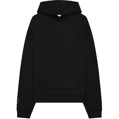 Nike X John Elliott Collaboration однотонная свободная толстовка с длинным рукавом мужские толстовки черные AA7078-010