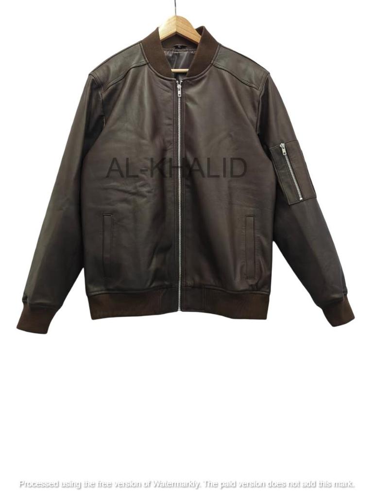 Мужская куртка из натуральной кожи коричневого цвета, ручной работы, из ягнячьей кожи, стильная, мягкая, мотоциклетная