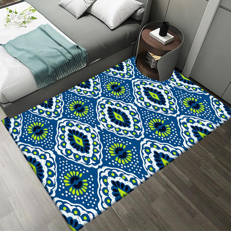 Ретро ковер для гостиной, нескользящий круглый ковер с богемным узором, коврик для детской комнаты, коврик для спальни