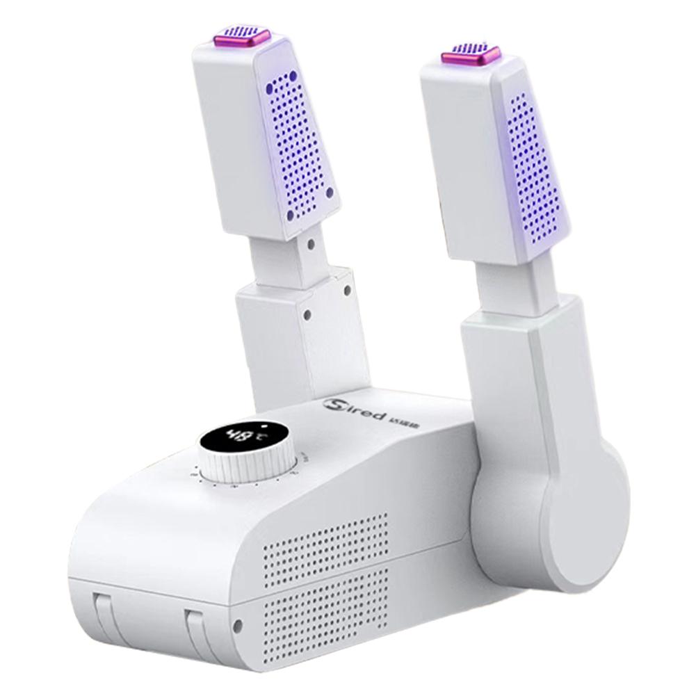 Сушилка для обуви, дезодорирующая сушка, осушитель, 360 градусов, умная электрическая сушилка для обуви, фиолетовый светильник, антибактериальная быстрая сушилка, нагреватель