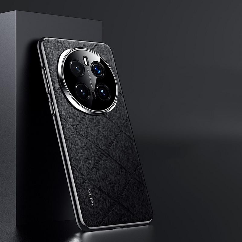 Однотонный кожаный чехол с защитой объектива камеры для Honor Magic 7 Pro 7 Magic 6 Pro RSR X60 Pro X9C Тонкий чехол с хорошей текстурой