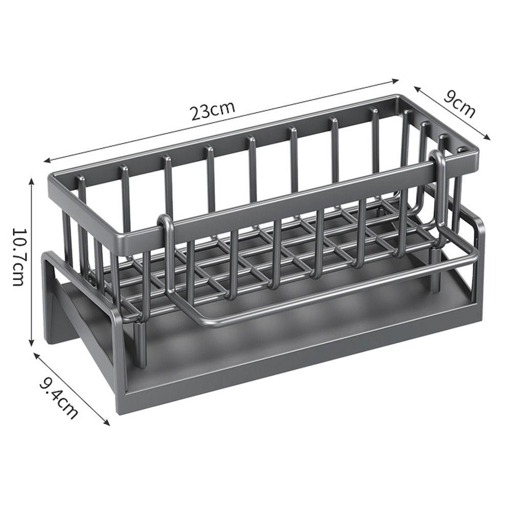 Rag Organizer Self-draining Sink Shelf ABS Soap Basket Bathroom Shampoo Shelves