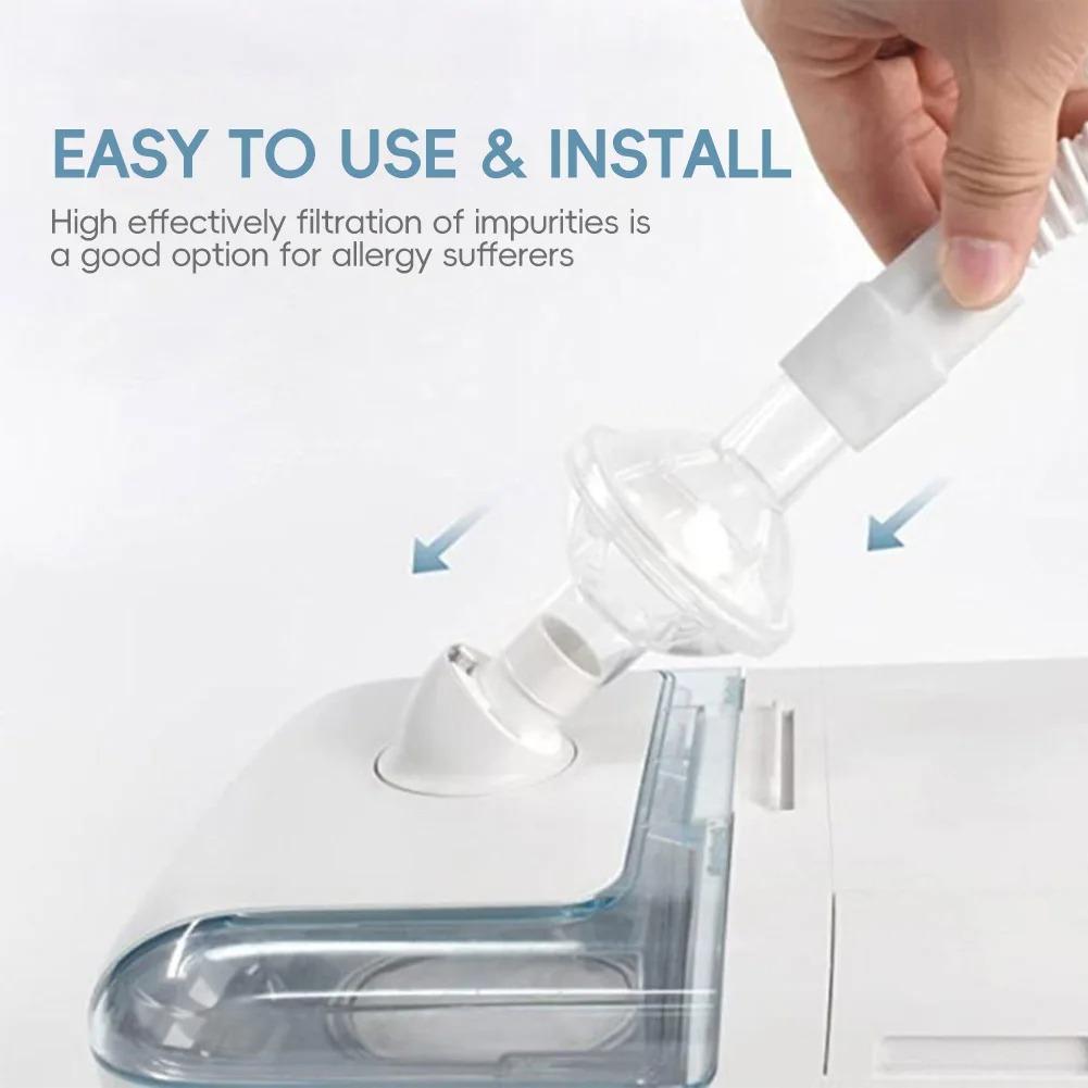 Transparent CPAP Breathing Filters (3/1 Pc) Bacterial and Virus Protection for Your CPAP Machine Essential Replacement Supplies