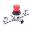1Pc Regulator Valve Double Outlet Tube Air Compressor Switch Pressure Regulator Valve Fitting Part For Piston Air Compressor