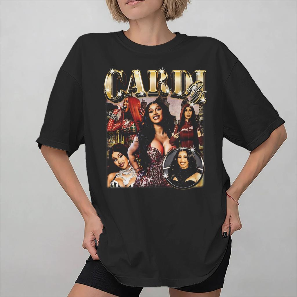 Unisex Women New Arrival Cardi B Tour Concerts Little Miss Drama 2026 Tour Tee T Shirt 100 Cotton Tshirts Clothing
