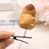 6pcs Cartoon Capybara Spring Hair Clip 3D Plush Duckbill Clip  New Year Gift