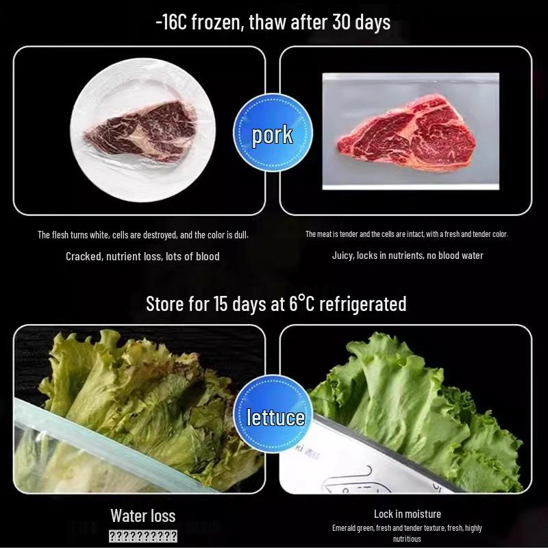 Герметичные пакеты для заморозки для хранения свежих продуктов и мяса