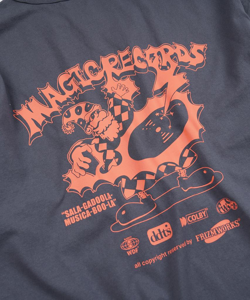 FRIZMWORKS Magic Records Лонгслив _ Синий Тень