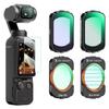 Concept Lens Filter Set for DJI OSMO Pocket 3 Black Mist Blue Streak Light Pollution Cut Cross Effect Filter Magnetic Detachable Easy To Install AGC