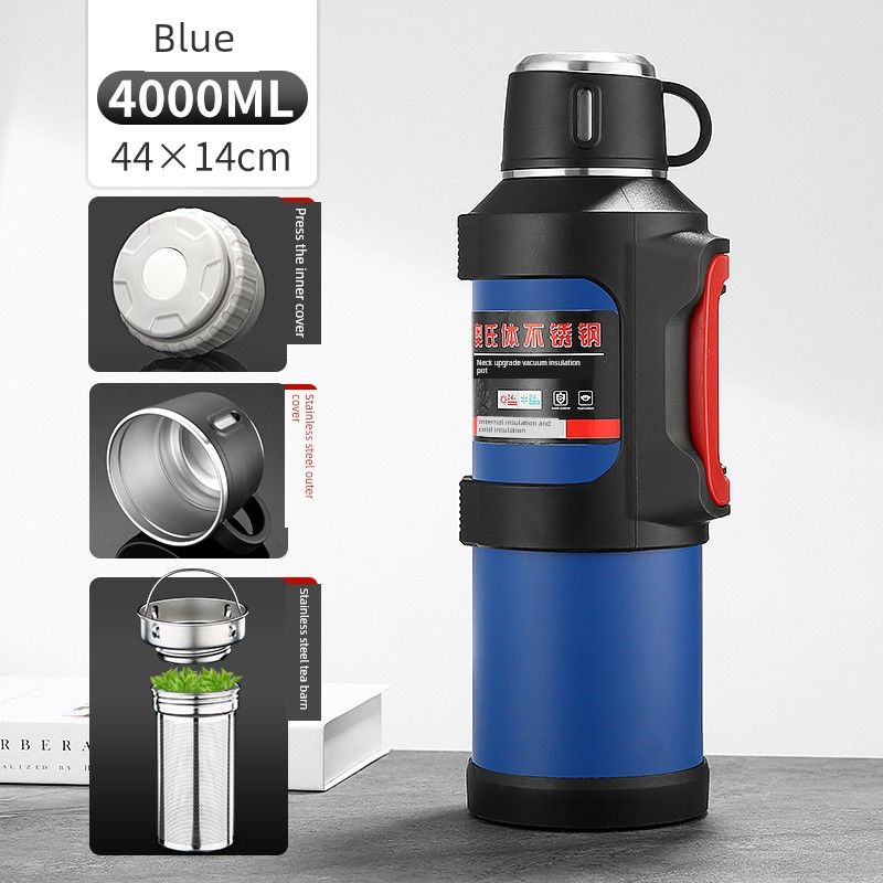 New Arrival 316 Stainless Steel Thermal Pot Large Capacity Vacuum Cup Outdoor Car Portable Kettle Household Kettle 6L