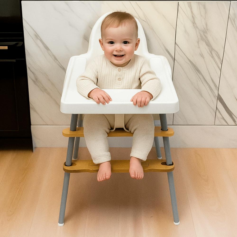 Stable Design Baby Highchairs Pedal Adjustable Highchair Accessory Nursery Furniture