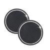 Car Non-slip Water Cup Pad Diamond Rhinestone Bling Decoration Auto Interior Cup Bottle Anti-skid Rubber Mat Car Accessories