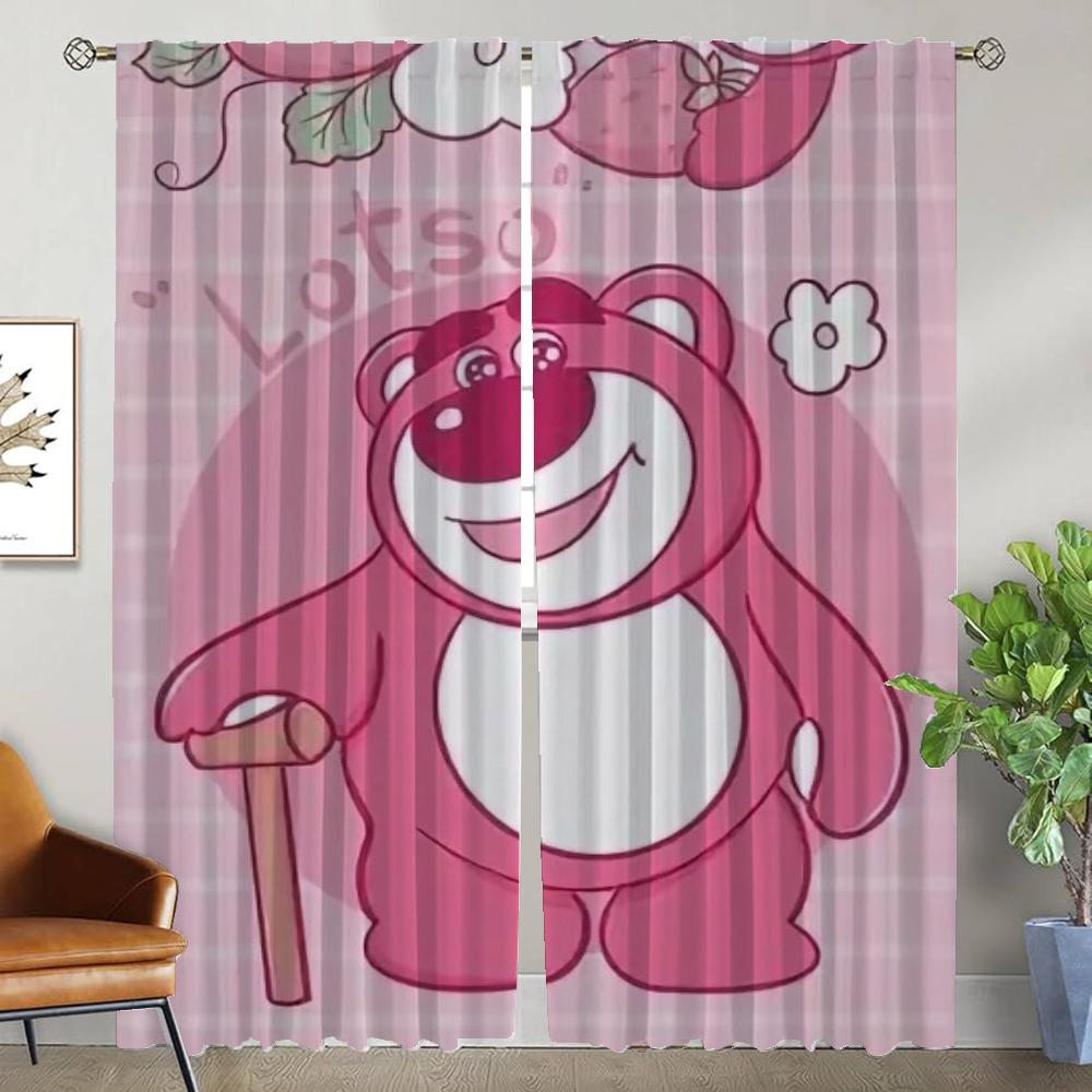Элегантные шторы Lotso для гостиной, тюль для спальни, затемняющие шторы, противомоскитные шторы, 2 шт., перегородка