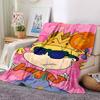 Royal Pup Adventure Flannel Blanket Super Soft Warm Cozy Blanket For Sofa Bed Office Travel Allseason Home Decor Gift